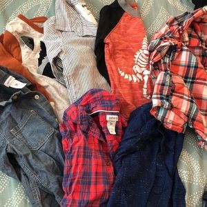 Boys 3T long sleeve shirt lot